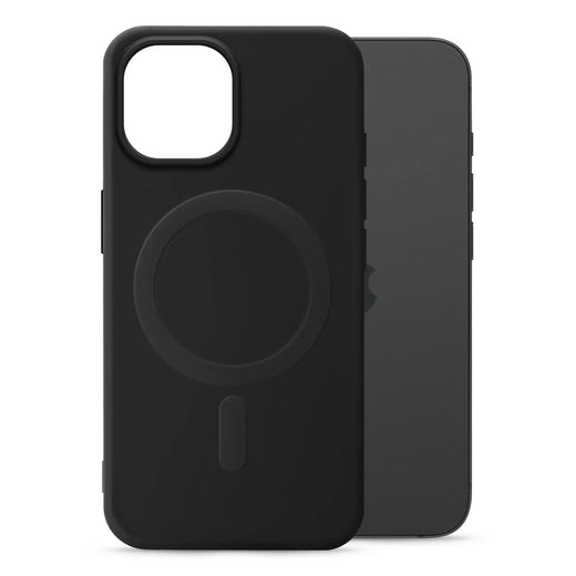 My Style Protective Flex Magsafe Compatible Case For Apple Iphone 13/14/15 Black - Essentify