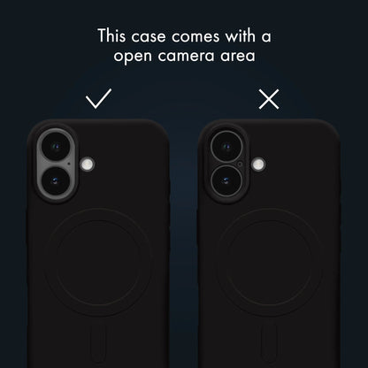My Style Protective Flex Magsafe Compatible Case For Apple Iphone 13/14/15 Black - Essentify