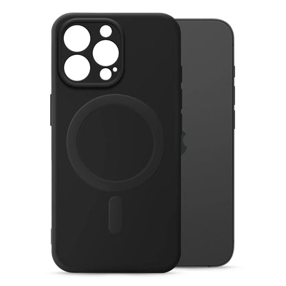My Style Protective Flex Magsafe Compatible Case For Apple Iphone 15 Pro Black - Essentify