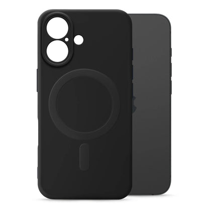 My Style Protective Flex Magsafe Compatible Case For Apple Iphone 16 Black - Essentify