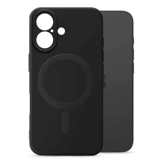 My Style Protective Flex Magsafe Compatible Case For Apple Iphone 16 Black - Essentify