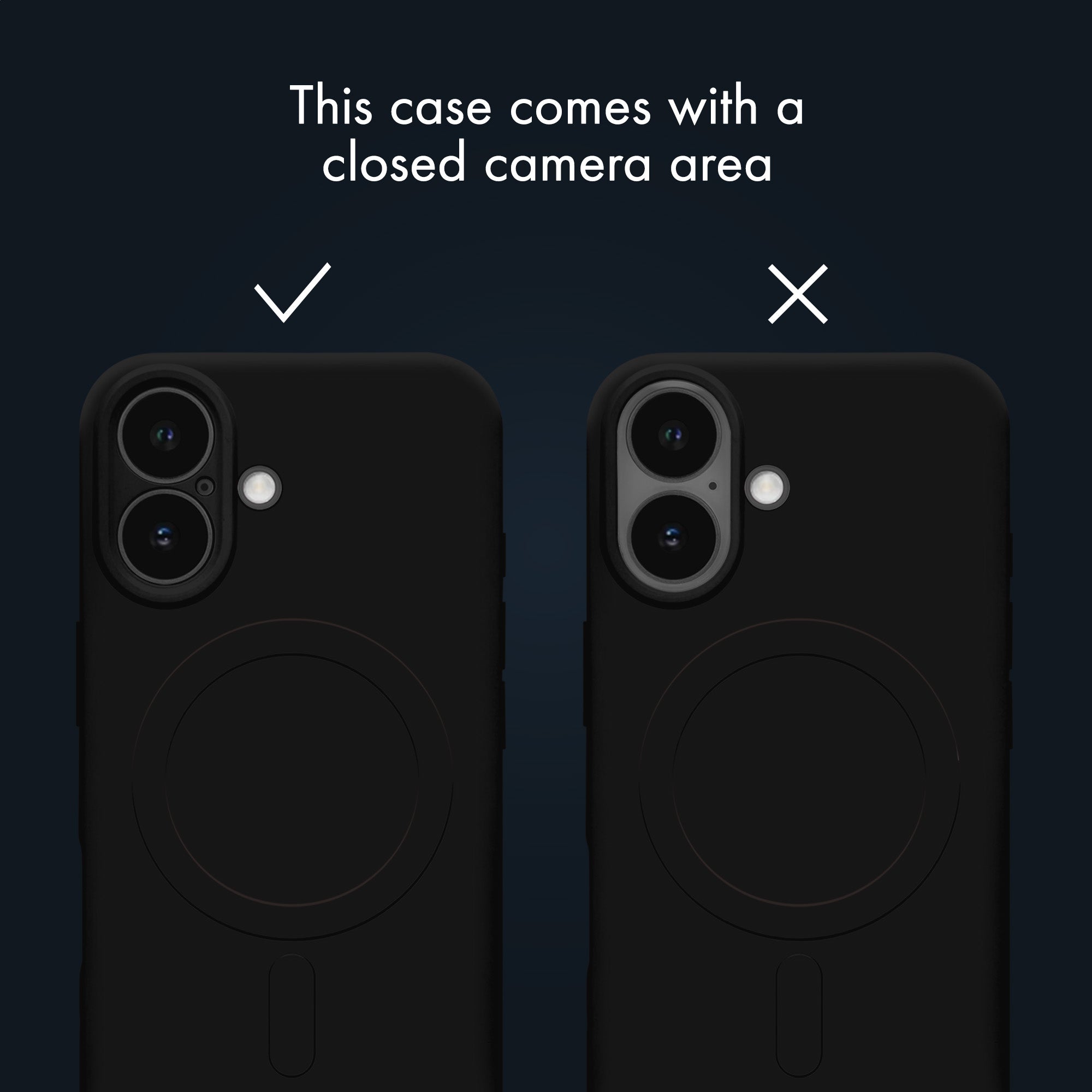 My Style Protective Flex Magsafe Compatible Case For Apple Iphone 16 Pro Max Black