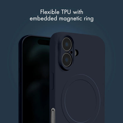My Style Protective Flex Magsafe Compatible Case For Samsung Galaxy S24 Fe 5G Midnight Blue - Essentify