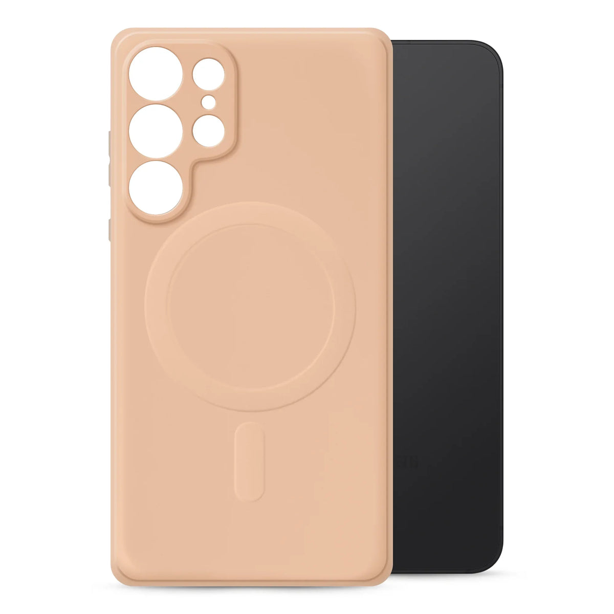 My Style Protective Flex Magsafe Compatible Case For Samsung Galaxy S25 Ultra 5G Soft Pink - Essentify