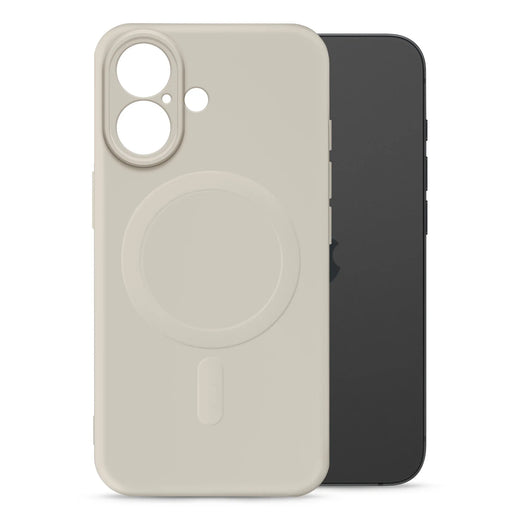 My Style Protective Flex Magsafe Compatible Case For Apple Iphone 16 Antique White - Essentify