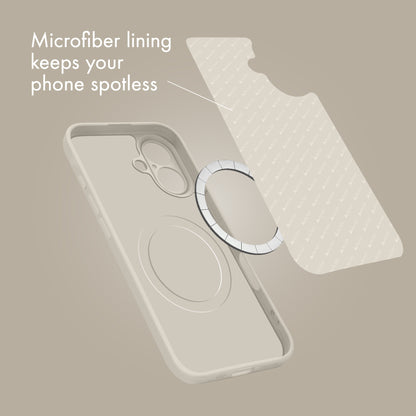 My Style Protective Flex Magsafe Compatible Case For Apple Iphone 16 Pro Antique White