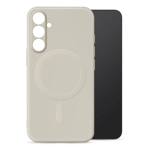 My Style Protective Flex Magsafe Compatible Case For Samsung Galaxy S25 5G Antique White - Essentify