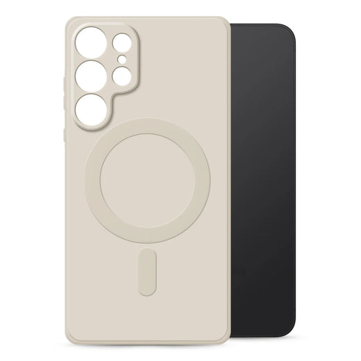 My Style Protective Flex Magsafe Compatible Case For Samsung Galaxy S25 Ultra 5G Antique White - Essentify