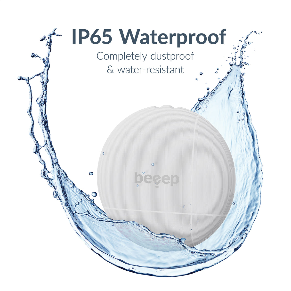 Beeep Betag Find My Tracker White & Keychain White - 1 Pack