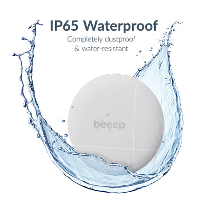 Beeep Betag Find My Tracker White & Keychain White - 1 Pack