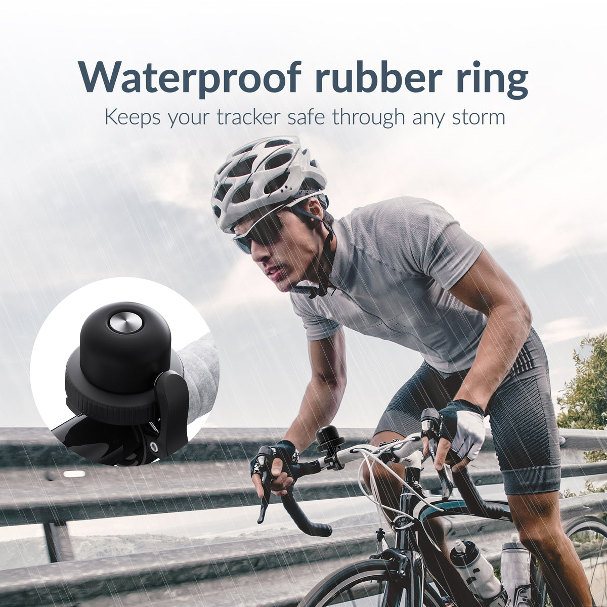 Beeep Betag Find My Tracker Black & Bicycle Bell