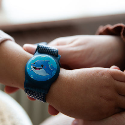 Beeep Onetag Apple Find My & Android Tracker - Kids Wristband Velcro Dolphin