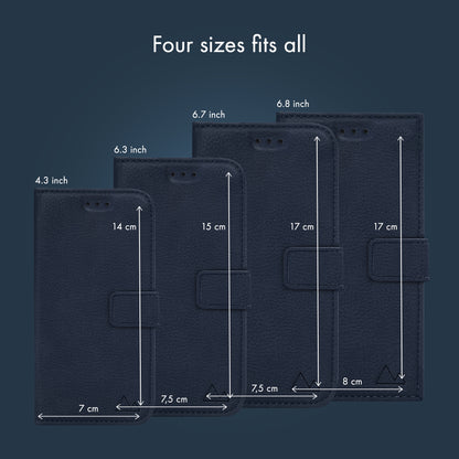 My Style Universal Magsafe Compatible Wallet - Midnight Blue 4.7" (Without Case)