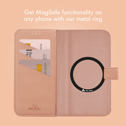 My Style Universal Magsafe Compatible Wallet - Soft Pink 4.7" (Without Case)