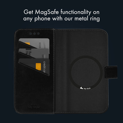 My Style Universal Magsafe Compatible Wallet - Black 6.7" (Without Case)
