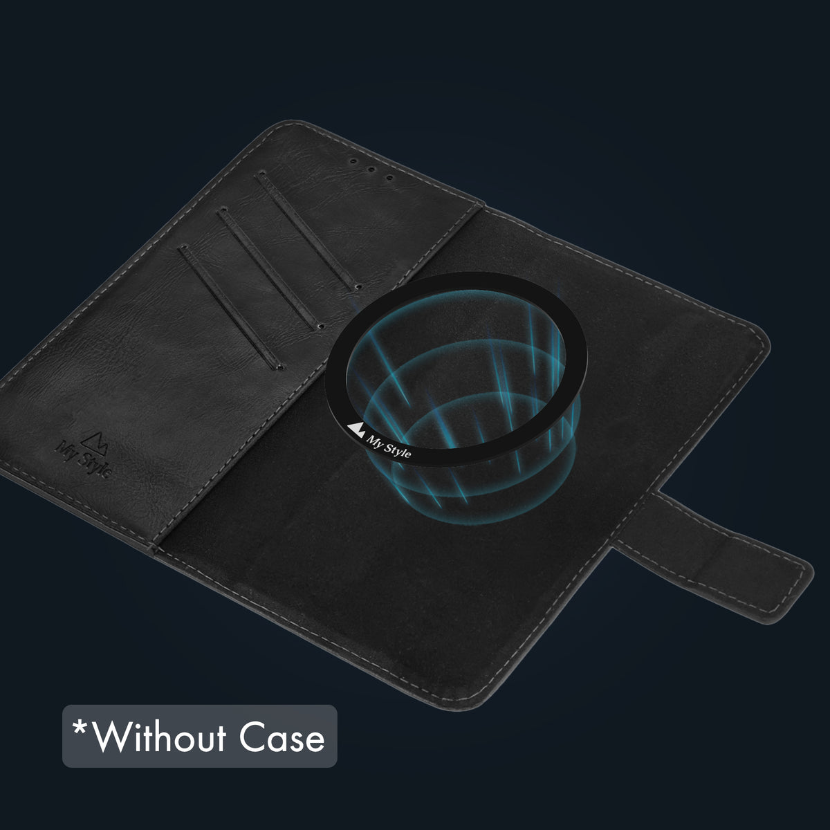 My Style Universal Magsafe Compatible Wallet - Black 6.8" (Without Case)