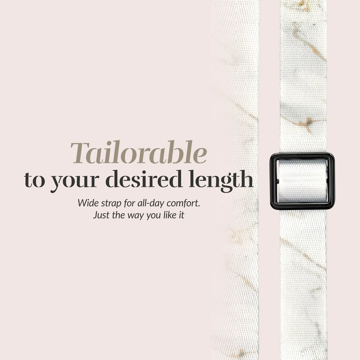 Mio By Mobilize Mio Lanyard White Marble - Essentify
