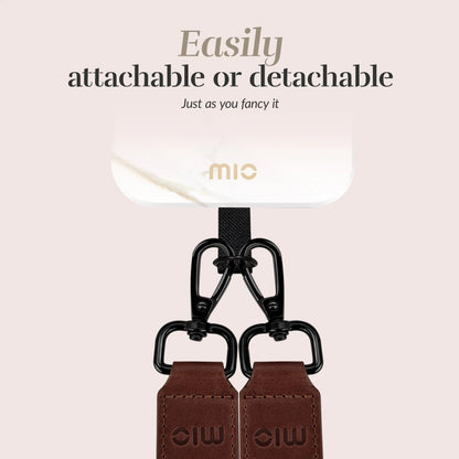 Mio By Mobilize Mio Lanyard White Marble - Essentify