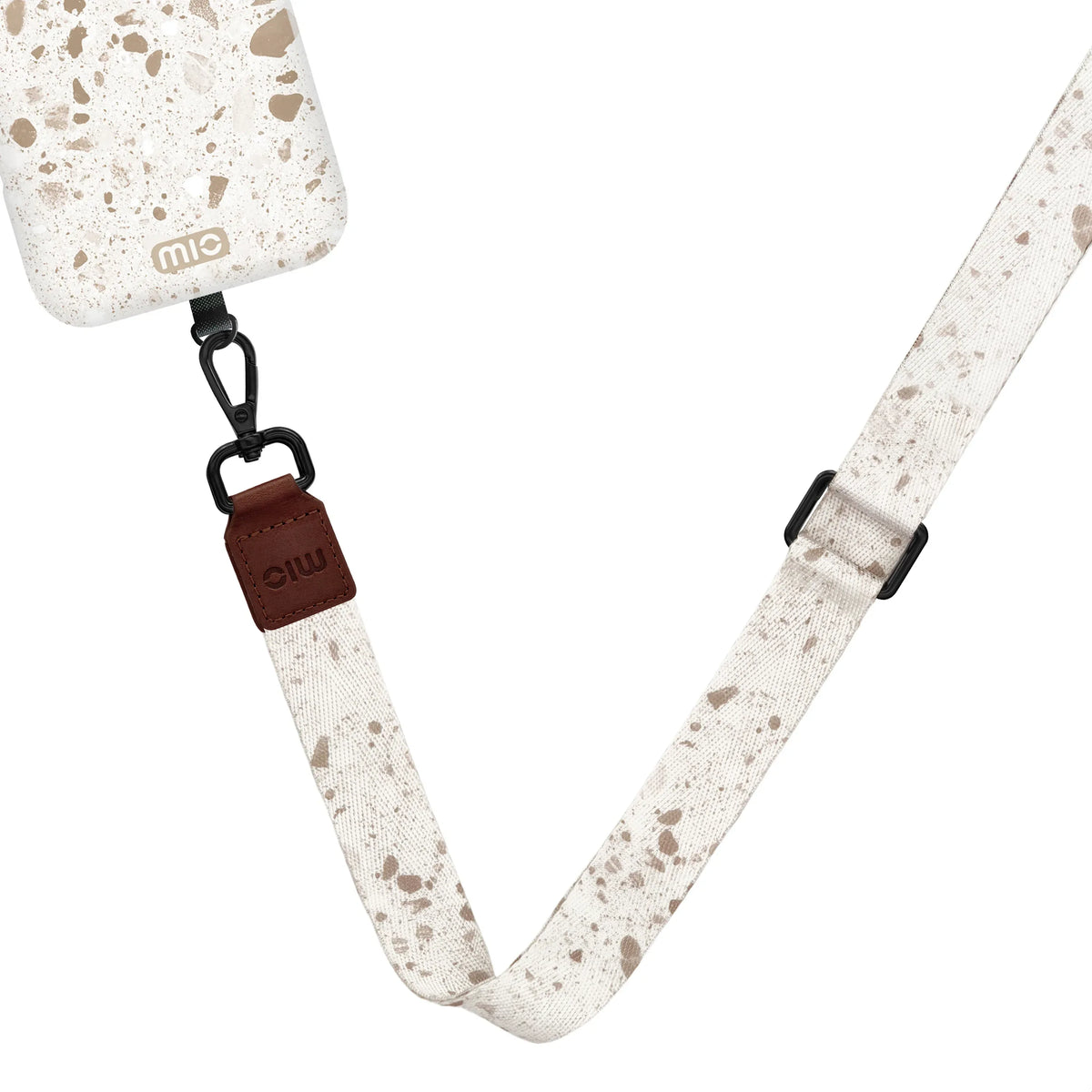 Mio By Mobilize Mio Lanyard Soft Terrazzo - Essentify