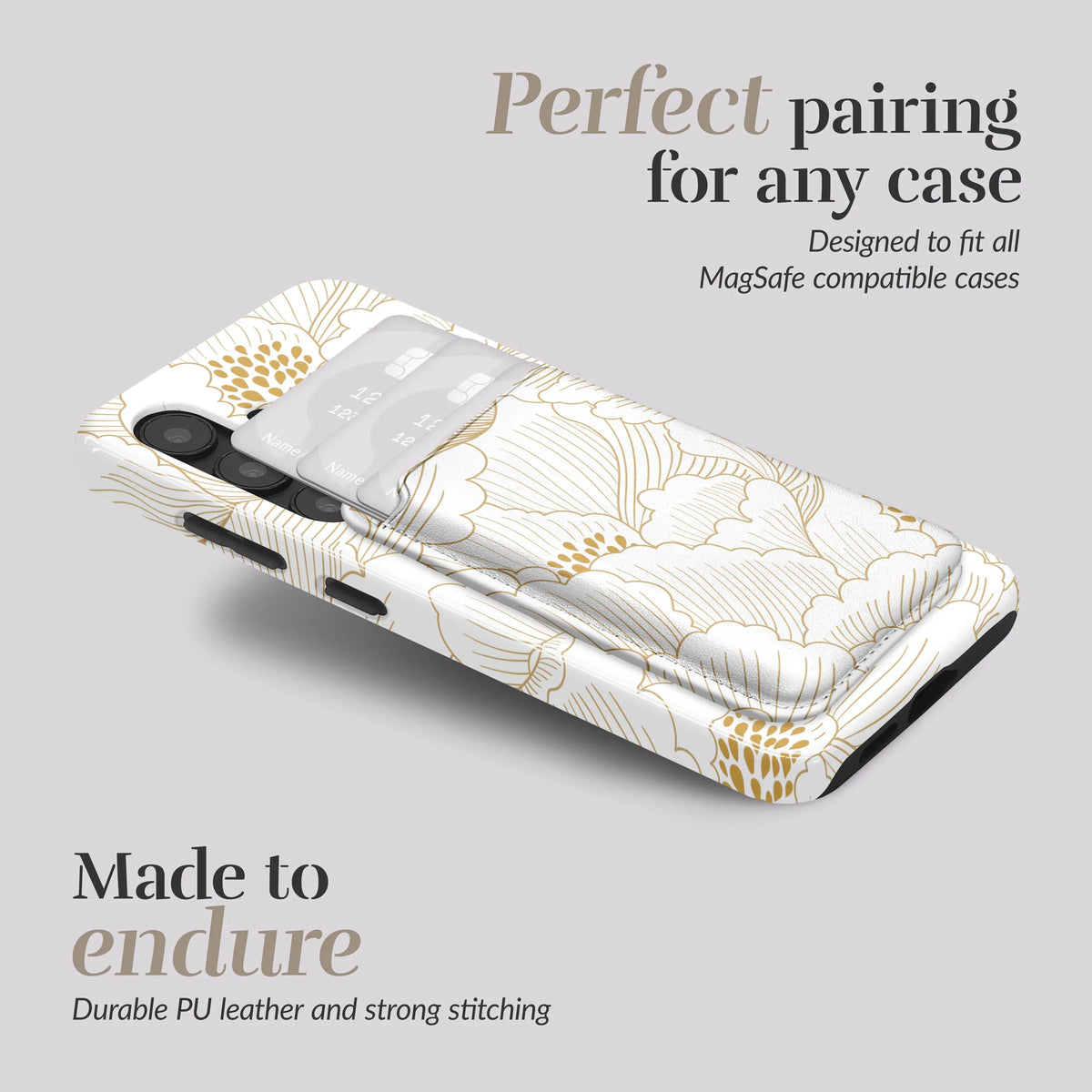 Mio By Mobilize Mio Roses Magsafe Compatible White Card Holder - Essentify