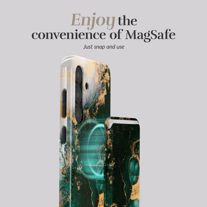 Mio By Mobilize Mio Green Marble Magsafe Compatible Card Holder - Essentify
