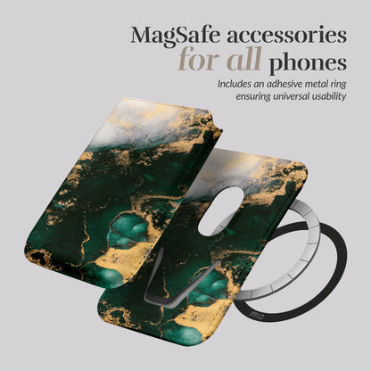 Mio By Mobilize Mio Green Marble Magsafe Compatible Card Holder - Essentify