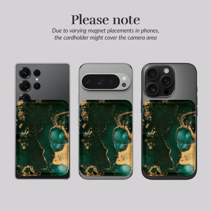 Mio By Mobilize Mio Green Marble Magsafe Compatible Card Holder - Essentify
