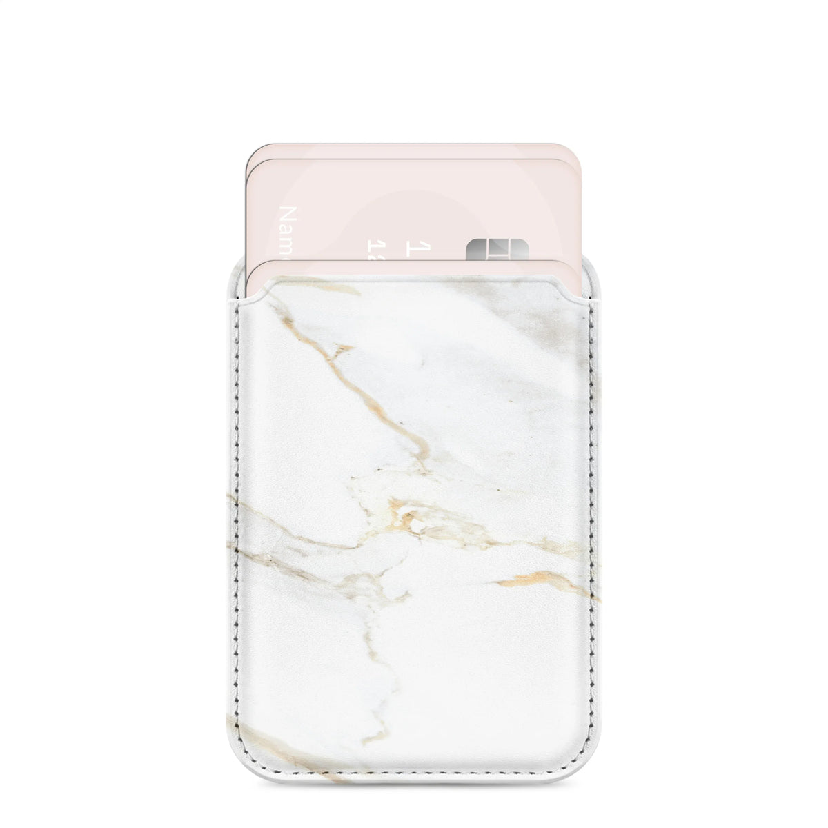 Mio By Mobilize Mio White Marble Magsafe Compatible Card Holder - Essentify