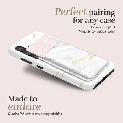 Mio By Mobilize Mio White Marble Magsafe Compatible Card Holder - Essentify