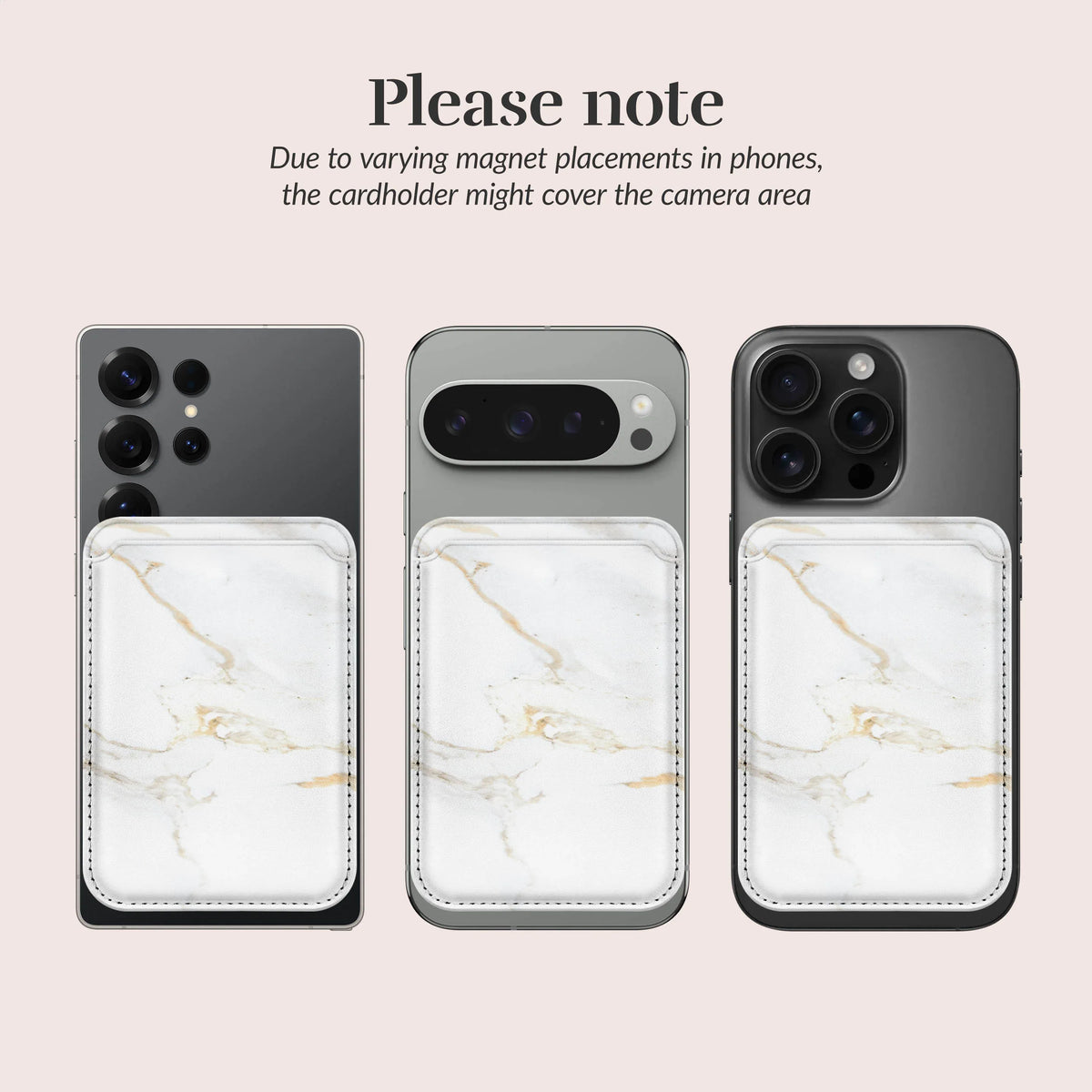 Mio By Mobilize Mio White Marble Magsafe Compatible Card Holder - Essentify