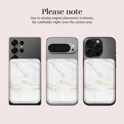 Mio By Mobilize Mio White Marble Magsafe Compatible Card Holder - Essentify