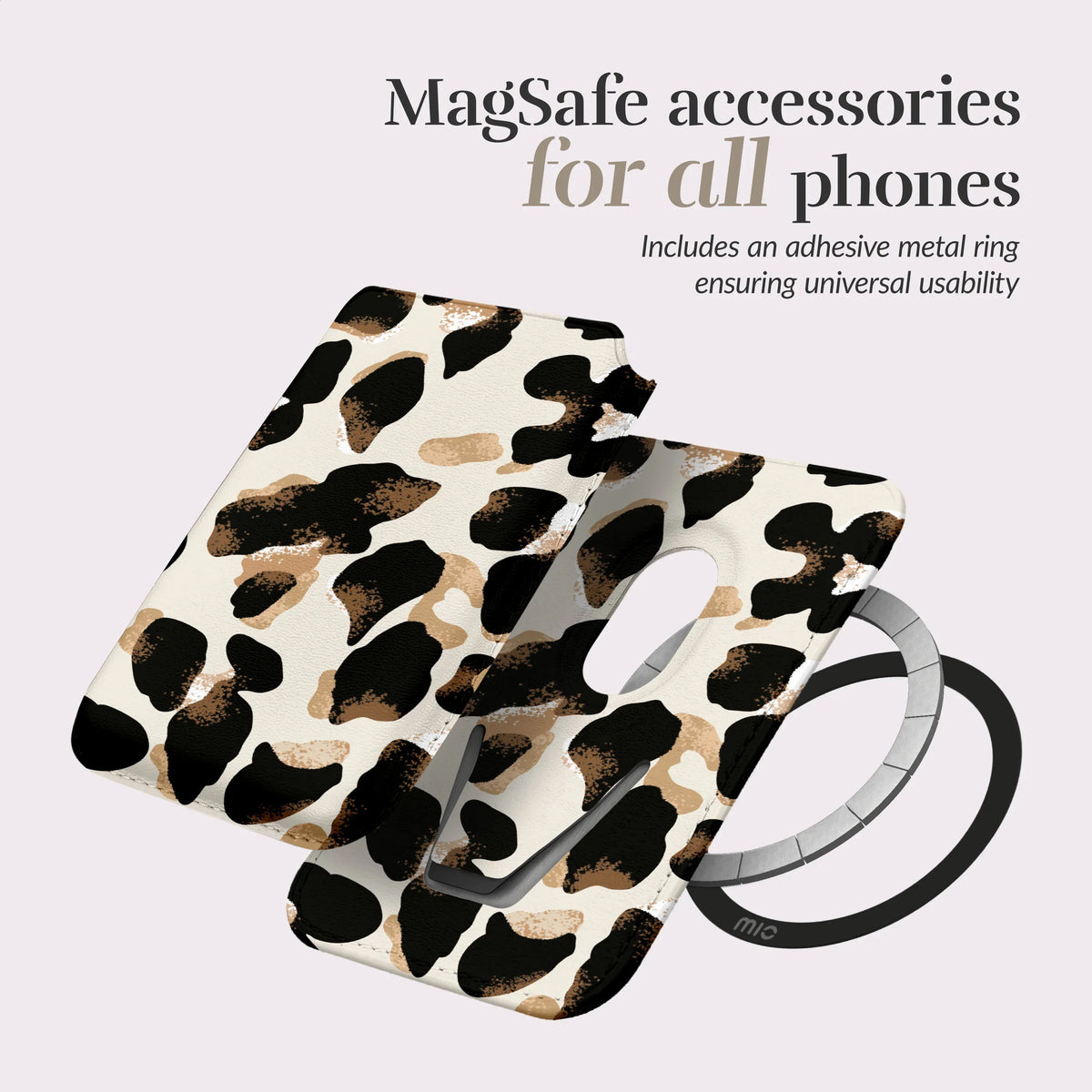 Mio By Mobilize Mio Leopard Magsafe Compatible Card Holder - Essentify