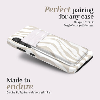 Mio By Mobilize Mio Sandy Zebra Magsafe Compatible Card Holder - Essentify