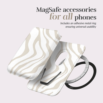 Mio By Mobilize Mio Sandy Zebra Magsafe Compatible Card Holder - Essentify