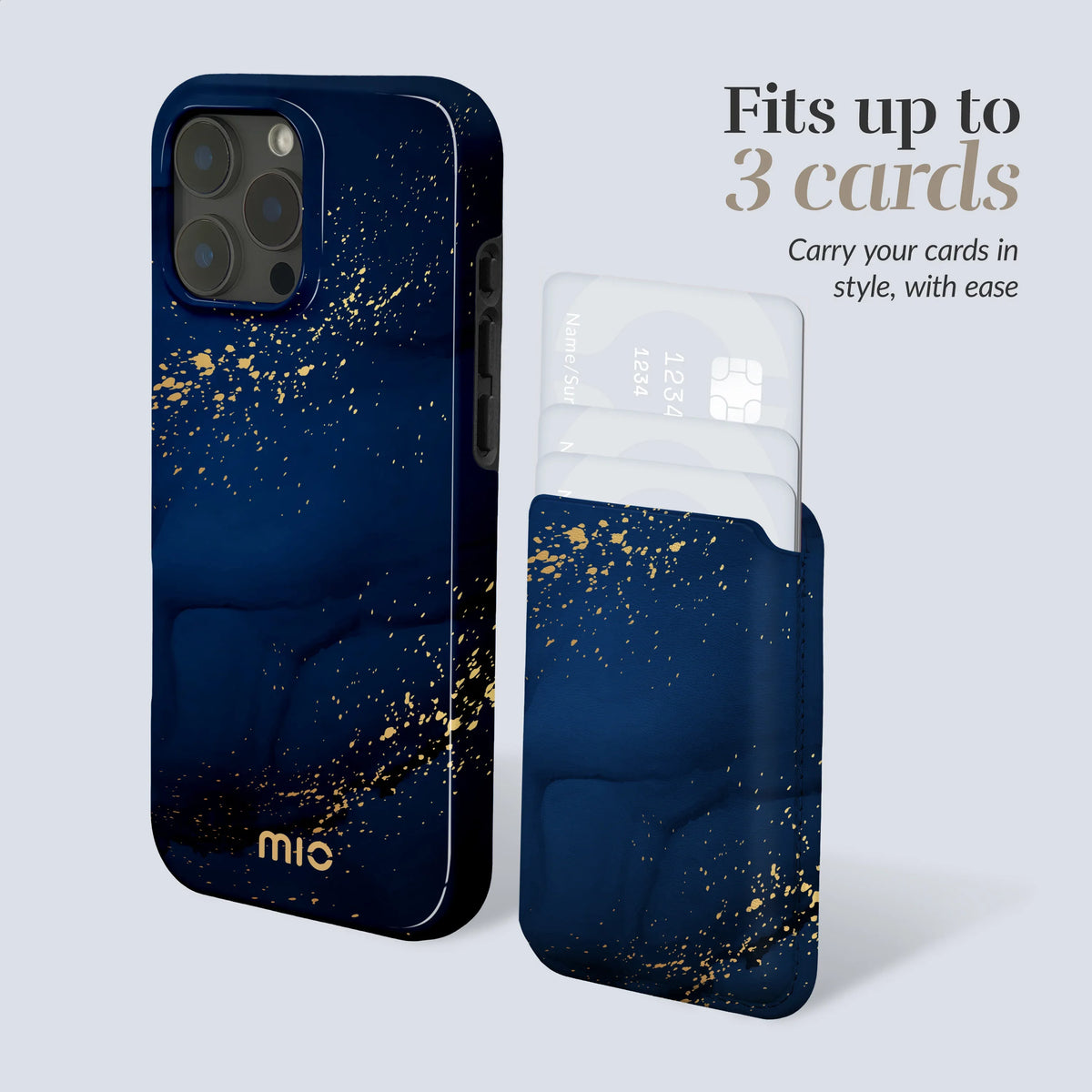 Mio By Mobilize Mio Midnight Sparkle Magsafe Compatible Card Holder - Essentify