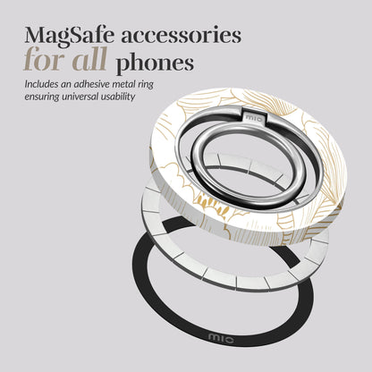 Mio By Mobilize Mio White Roses Magsafe Compatible Ring Holder - Essentify