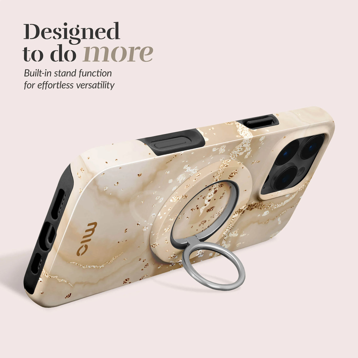 Mio By Mobilize Mio Gold Marble Magsafe Compatible Ring Holder - Essentify