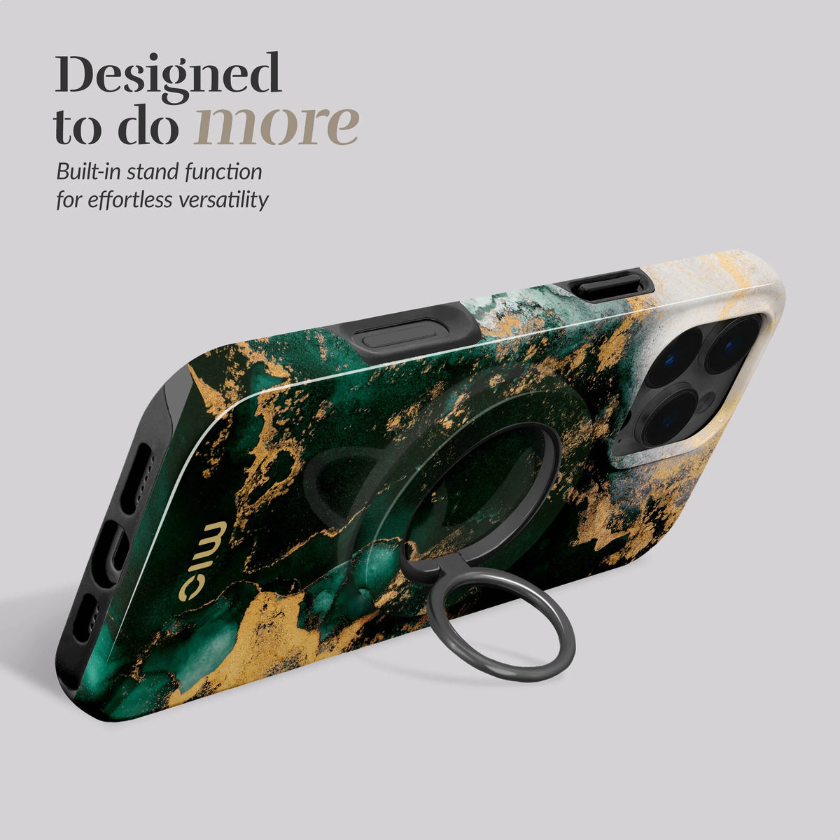 Mio By Mobilize Mio Green Marble Magsafe Compatible Ring Holder - Essentify