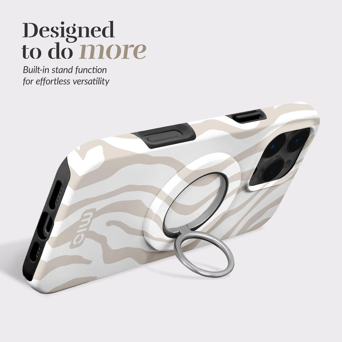 Mio By Mobilize Mio Sandy Zebra Magsafe Compatible Ring Holder - Essentify
