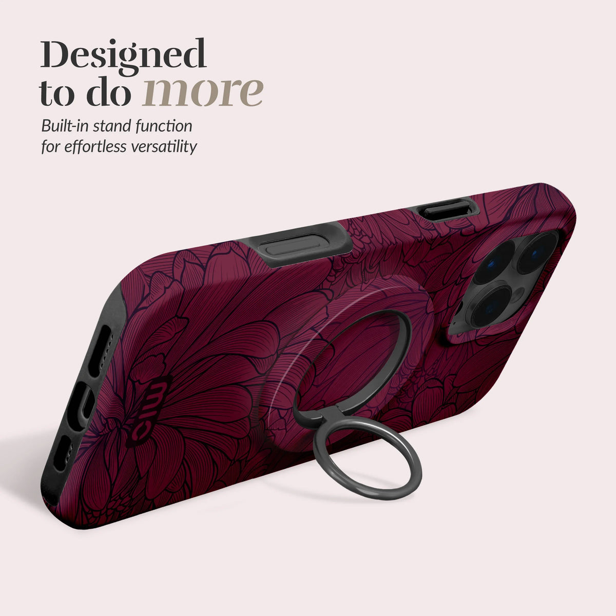 Mio By Mobilize Mio Berry Blooms Magsafe Compatible Ring Holder - Essentify