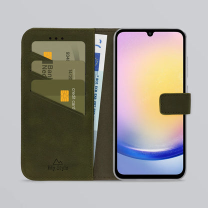 My Style Flex Wallet For Samsung Galaxy A25 5G Forest Green - Essentify