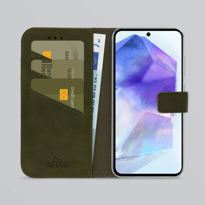 My Style Flex Wallet For Samsung Galaxy A55 5G Forest Green - Essentify