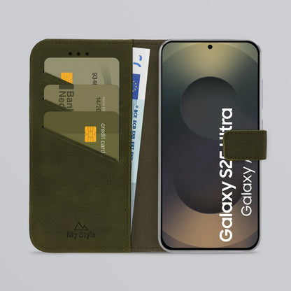My Style Flex Wallet For Samsung Galaxy S25 Ultra 5G Forest Green - Essentify