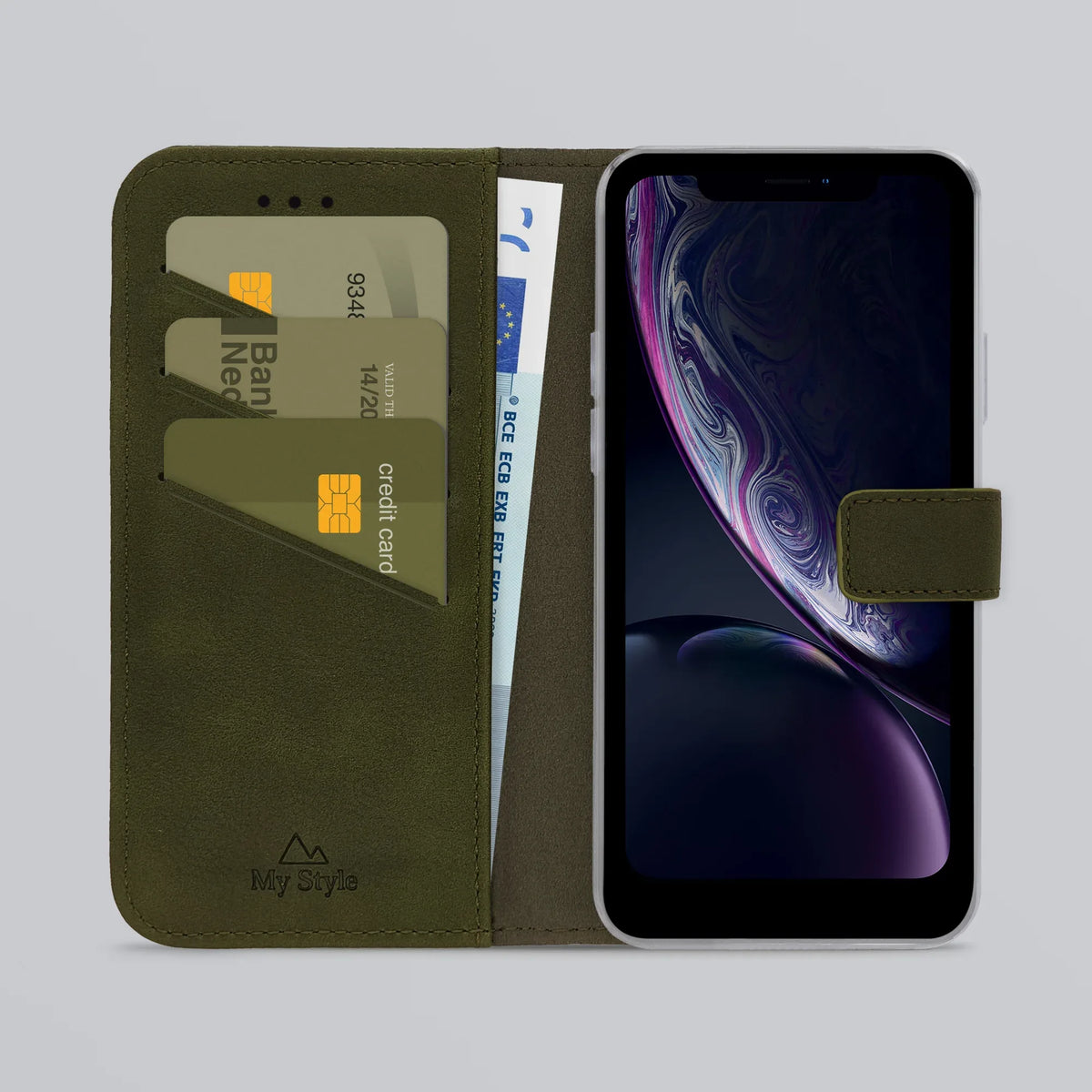 My Style Flex Wallet For Apple Iphone Xr/11 Forest Green - Essentify