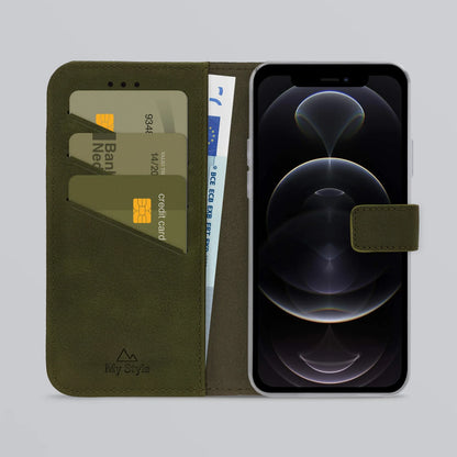 My Style Flex Wallet For Apple Iphone 12/12 Pro Forest Green - Essentify