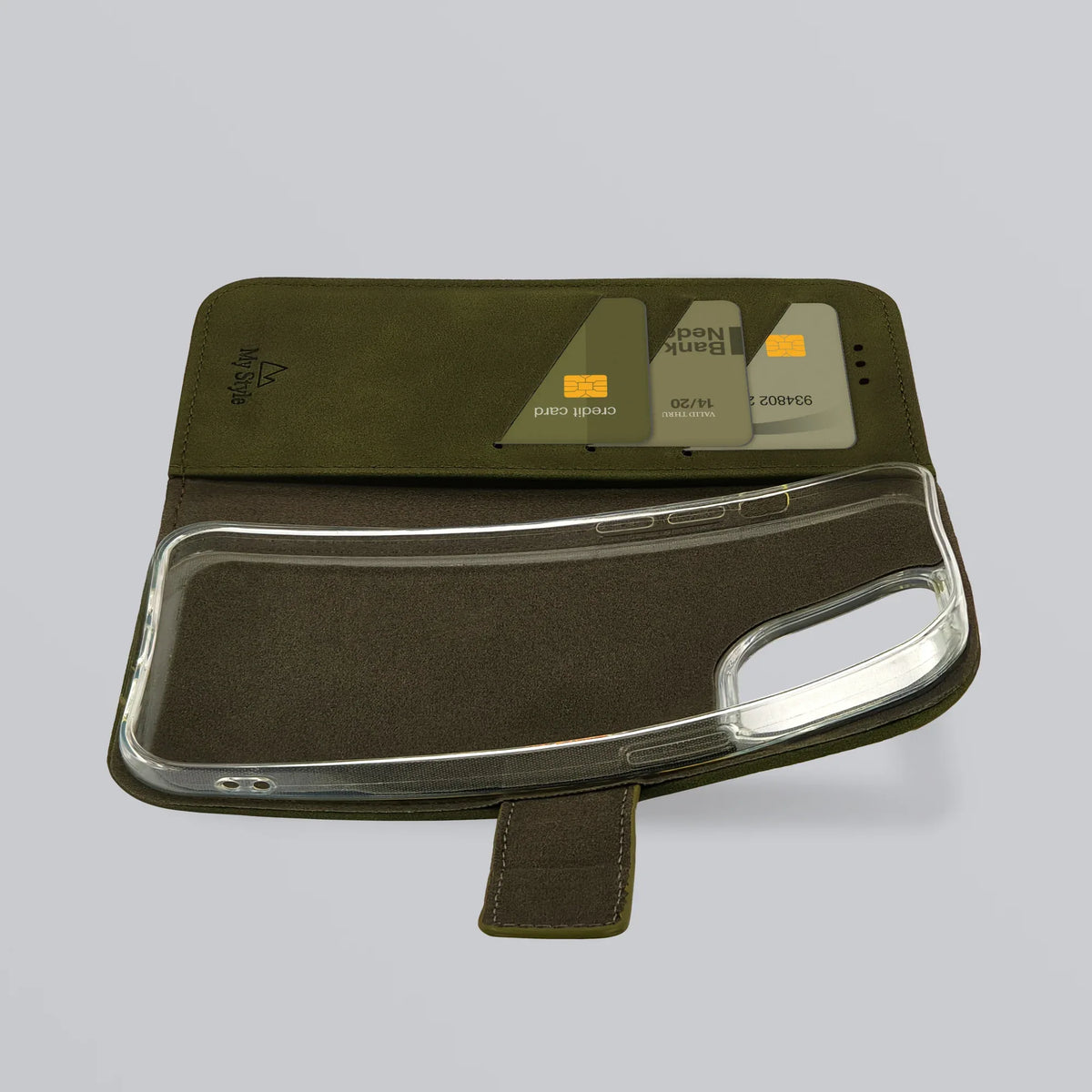 My Style Flex Wallet For Apple Iphone 16 Pro Forest Green - Essentify