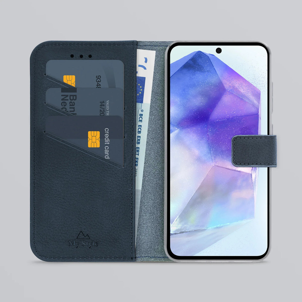 My Style Flex Wallet For Samsung Galaxy A55 5G Royal Blue - Essentify