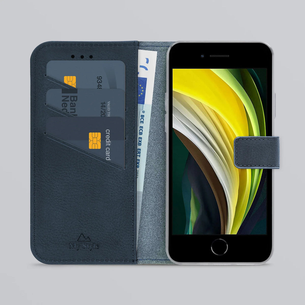 My Style Flex Wallet For Apple Iphone 6/6S/7/8/Se (2020/2022) Royal Blue - Essentify