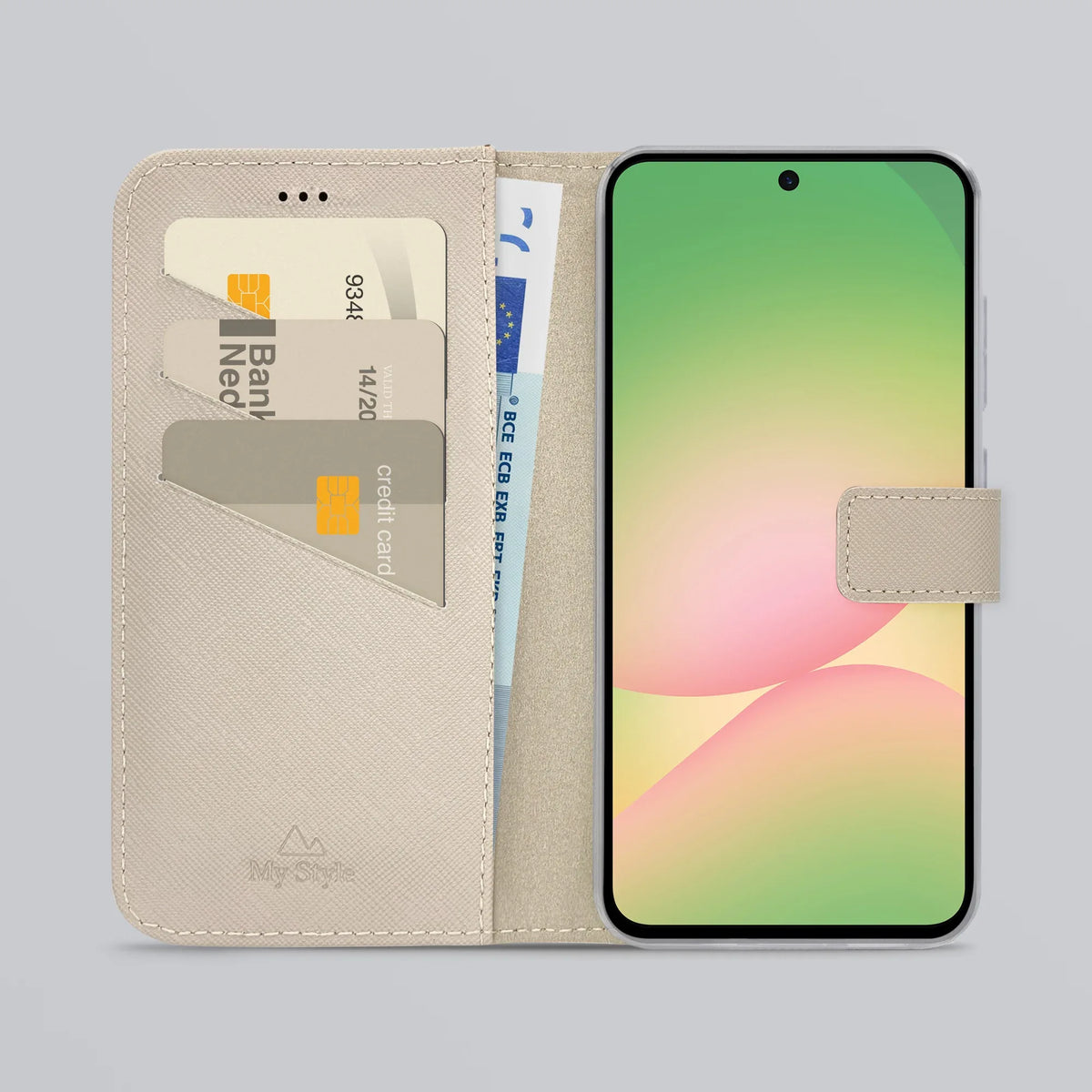My Style Flex Wallet For Samsung Galaxy A36 5G/A56 5G Warm Taupe - Essentify