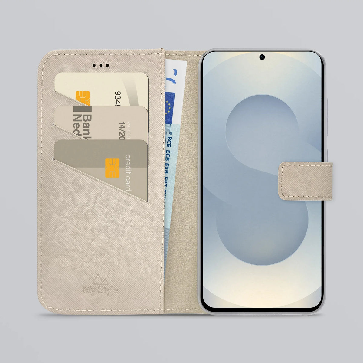 My Style Flex Wallet For Samsung Galaxy S25+ 5G Warm Taupe - Essentify
